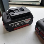 2x Accu’S Bosch professional, Lithium 3,0 Ah